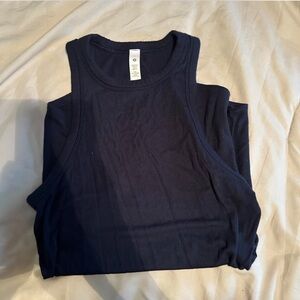 Lululemon Athletica Dark Blue Tank Top